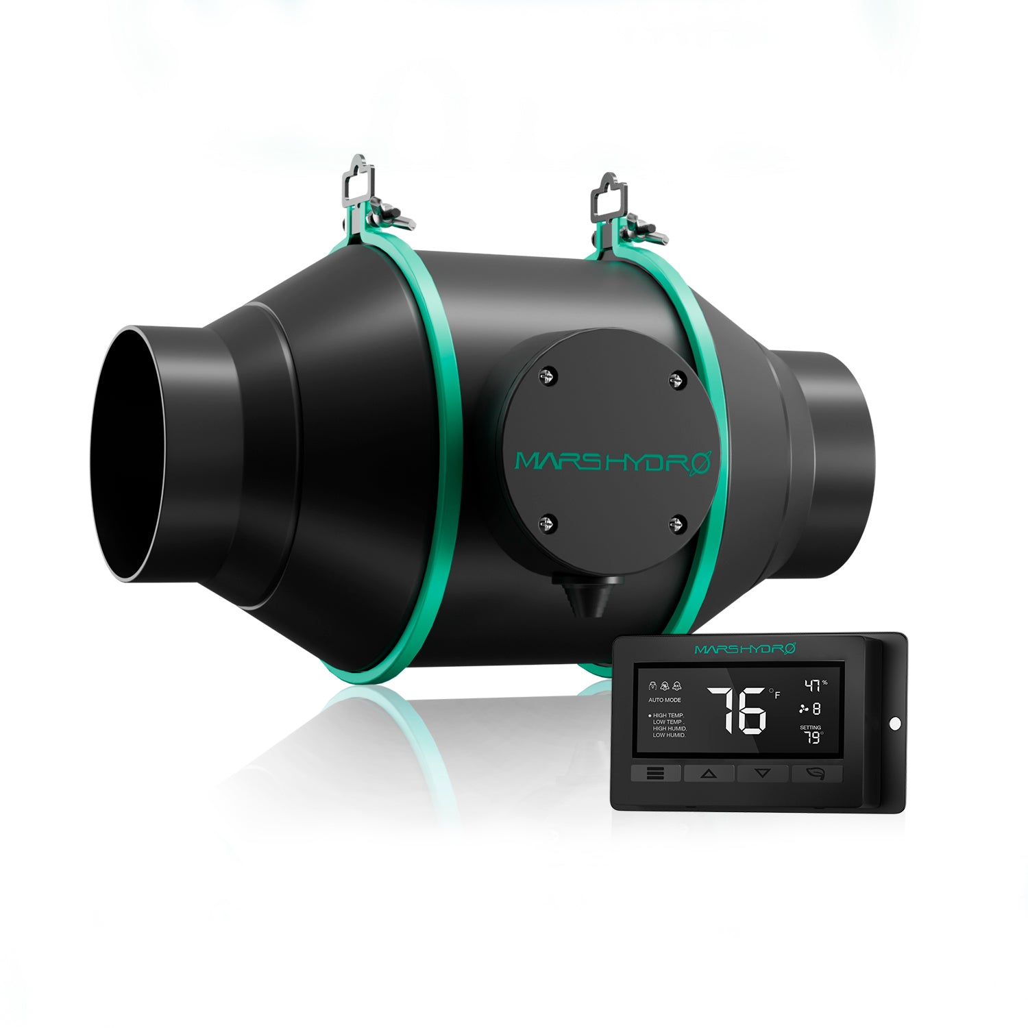 Mars Hydro 4 inch Inline Duct Fan with Thermostat Controller