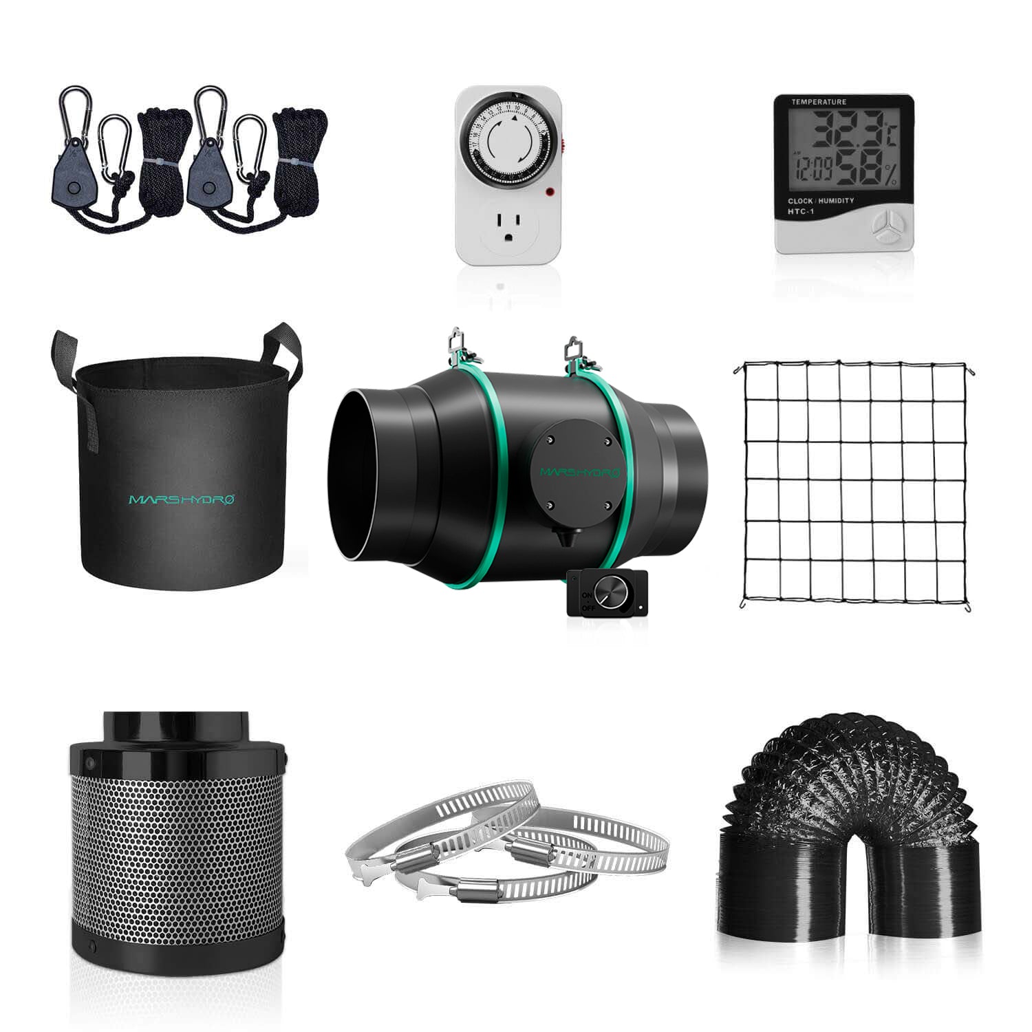 Mars Hydro 6 Inch Inline Duct Fan Kits