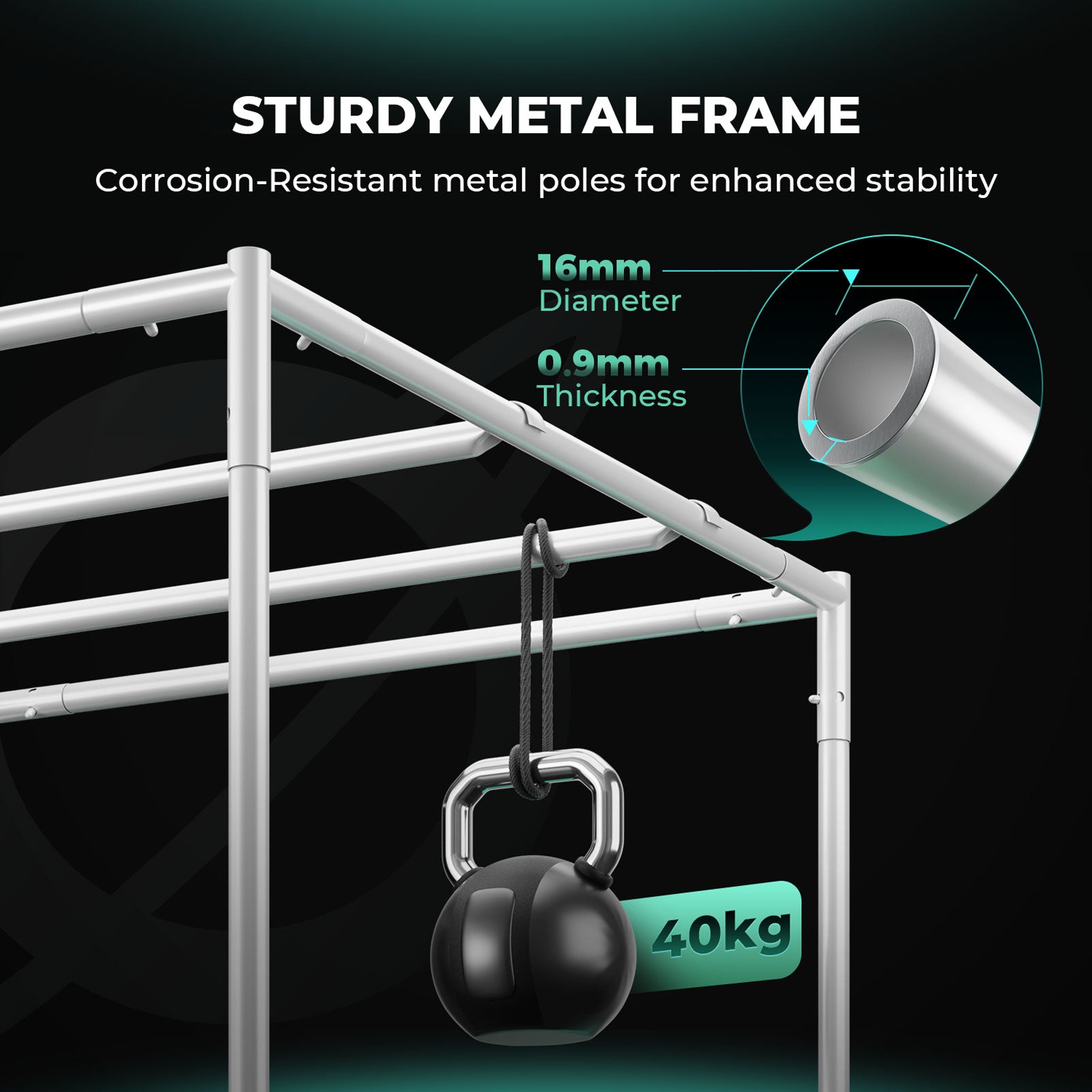2'x2'x4.5' Indoor Grow Tent 24''x24''x55'' Green Dark Box Room Hydroponics  Mylar Non Toxic