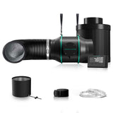 Kits de culture Mars Hydro - Ventilateur de conduit en ligne de 4/6 pouces et filtre à charbon combinés avec contrôleur de thermostat