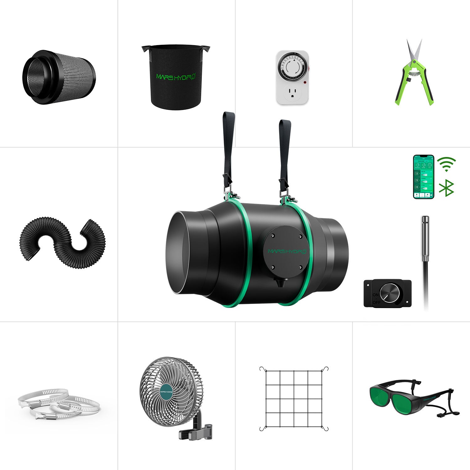 Mars Hydro 6-Inch iFresh Complete Fan Kit