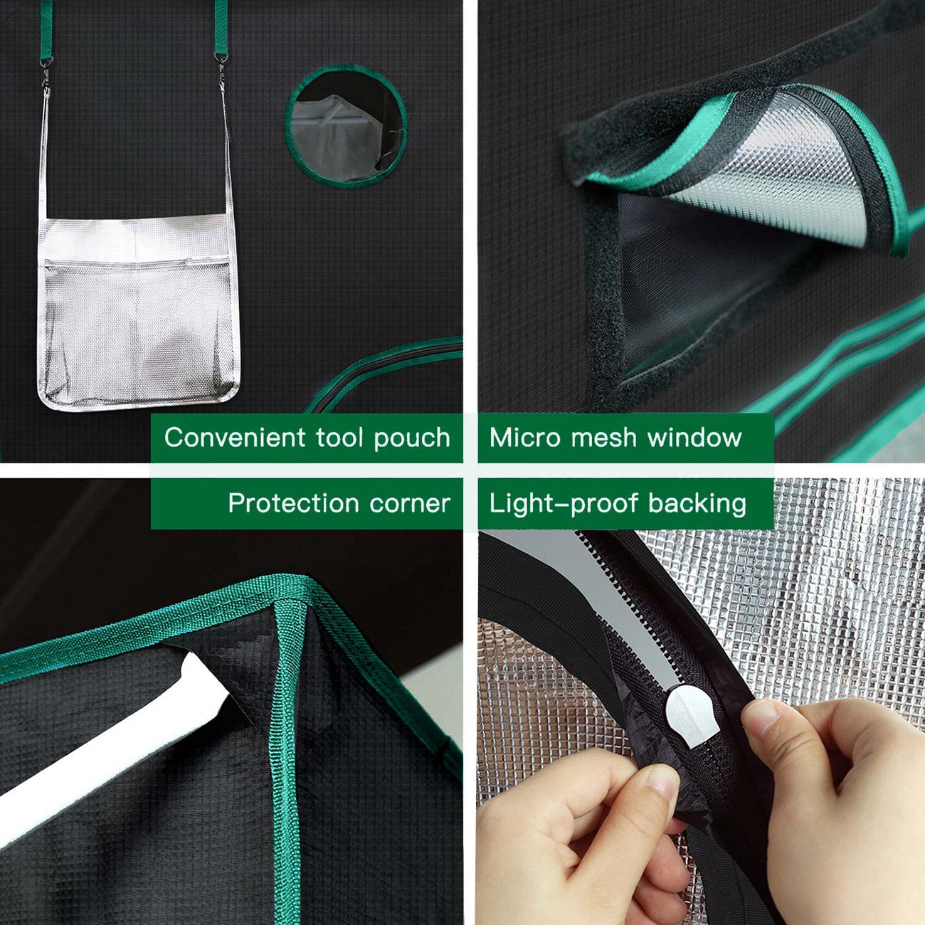 TSL 2000 LED Grow Lights + 4'x2'x6'(120x60x180cm) Grow Tent Hydroponics Indoor Room Veg Flower