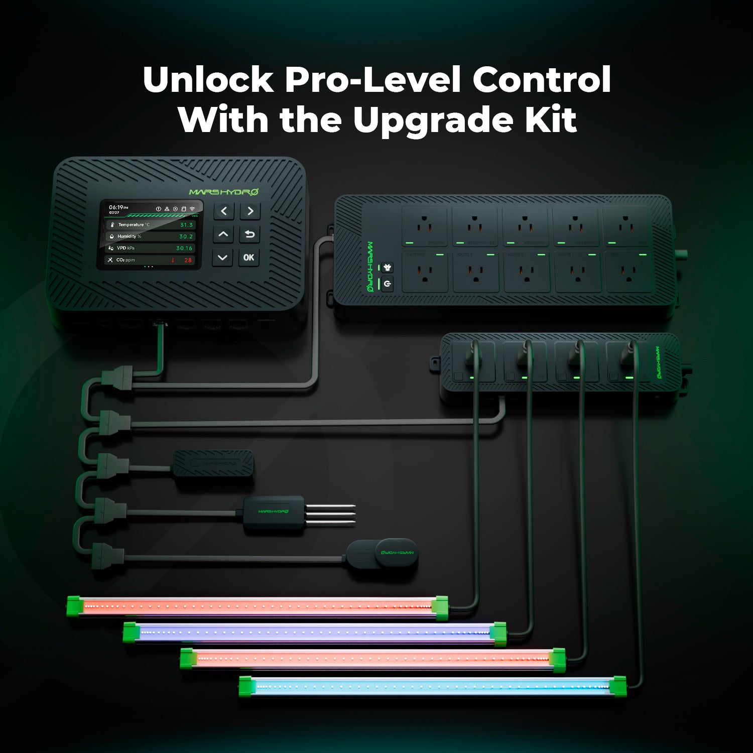 Mars Hydro IControl Smart Grow Room Controller: WiFi App Control For Lights, Temperature, Humidity And VPD