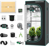 Mars Hydro TS 1000 Complete grow tent kits Led Grow Light + 80x80x160cm Indoor Tent Carbon Filter Fan